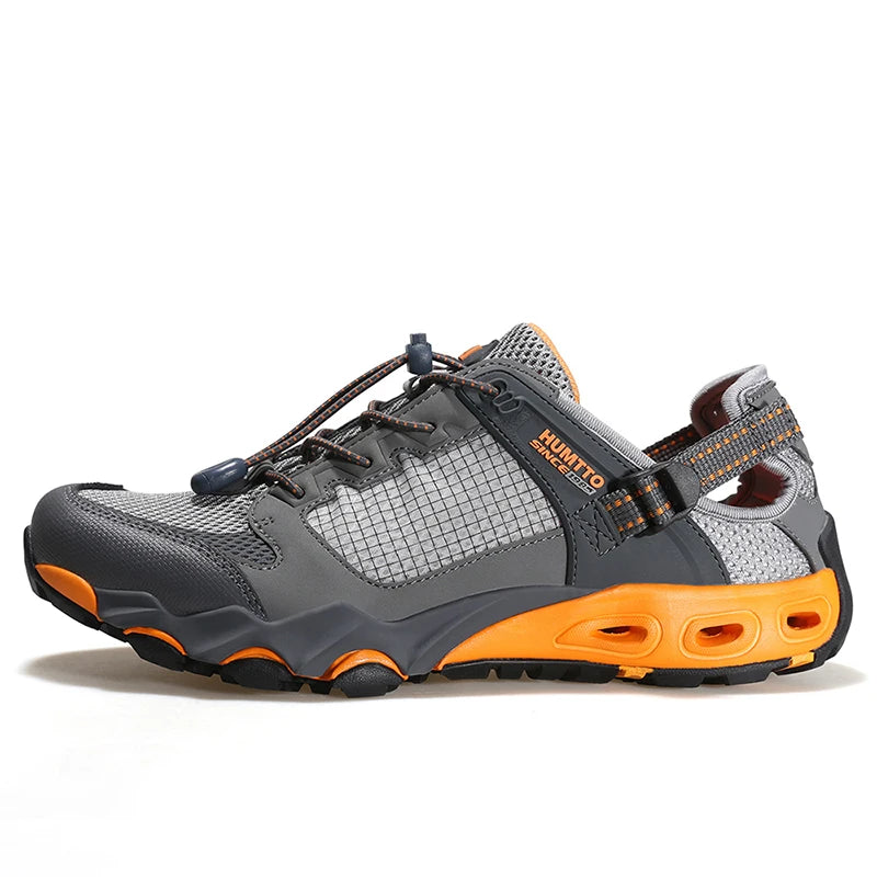 HUMTTO New Big Size Water Shoes for Men Summer Outdoor Hiking Shoes Breathable Trekking Aqua Fishing Beach Sandals Sneakers Mens