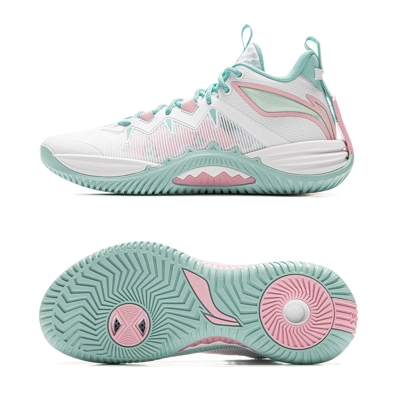 Li-Ning Men BADFIVE STORM 2025 Outdoor Basketball Shoes BOOM Cushioning TUFF OS Wearable LiNing Sports Sneakers ABFV017