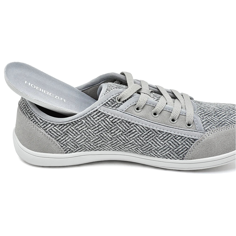 Minimalist Cowhide Leather Lace Up Fashion Sneakers