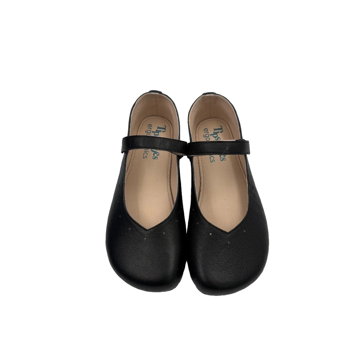 Tipsietoes 2025 Sprinng Autumn Barefoot Genuine Leather Ballerina Mary Jean Women With Flat Soft Sole Zero Drop Wider Toes Box