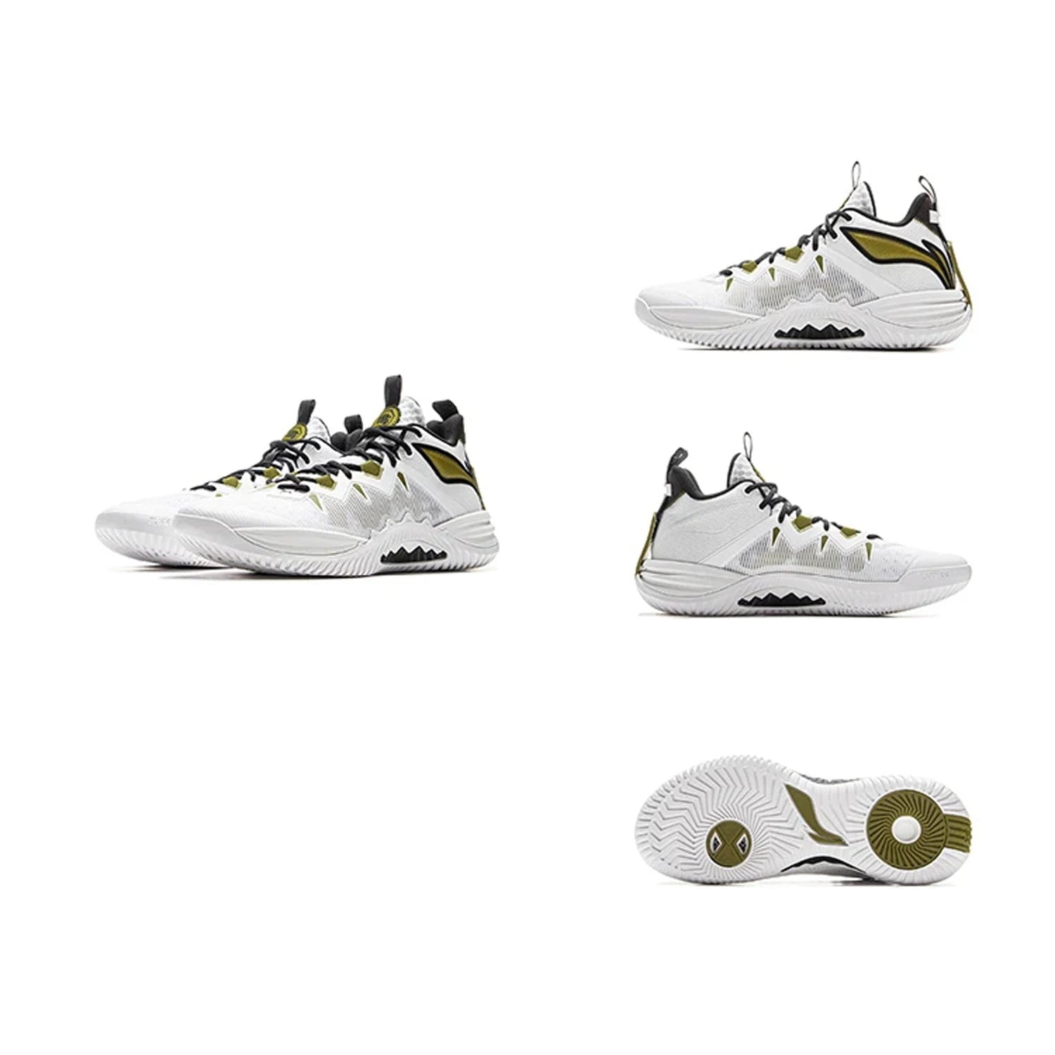 Li-Ning Men BADFIVE STORM 2025 Outdoor Basketball Shoes BOOM Cushioning TUFF OS Wearable LiNing Sports Sneakers ABFV017