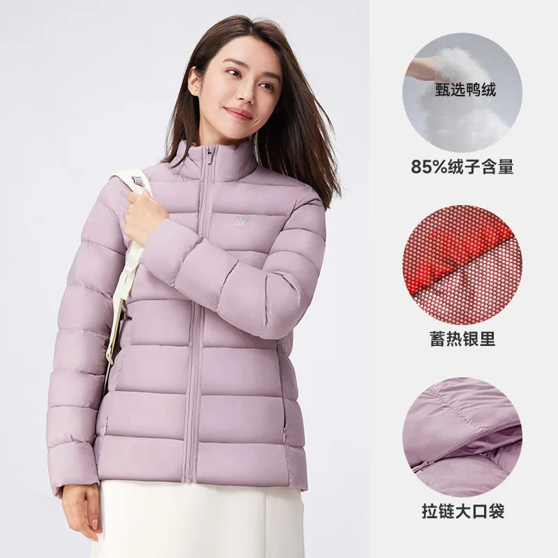 GOLDEN CAMEL Down Jackets Men and Women Winter Coats Lightweight Trendy Fleece Hiking Jackets for Men 2024 Winter New Clothing