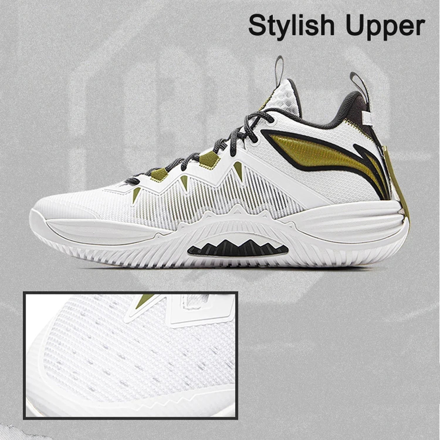 Li-Ning Men BADFIVE STORM 2025 Outdoor Basketball Shoes BOOM Cushioning TUFF OS Wearable LiNing Sports Sneakers ABFV017
