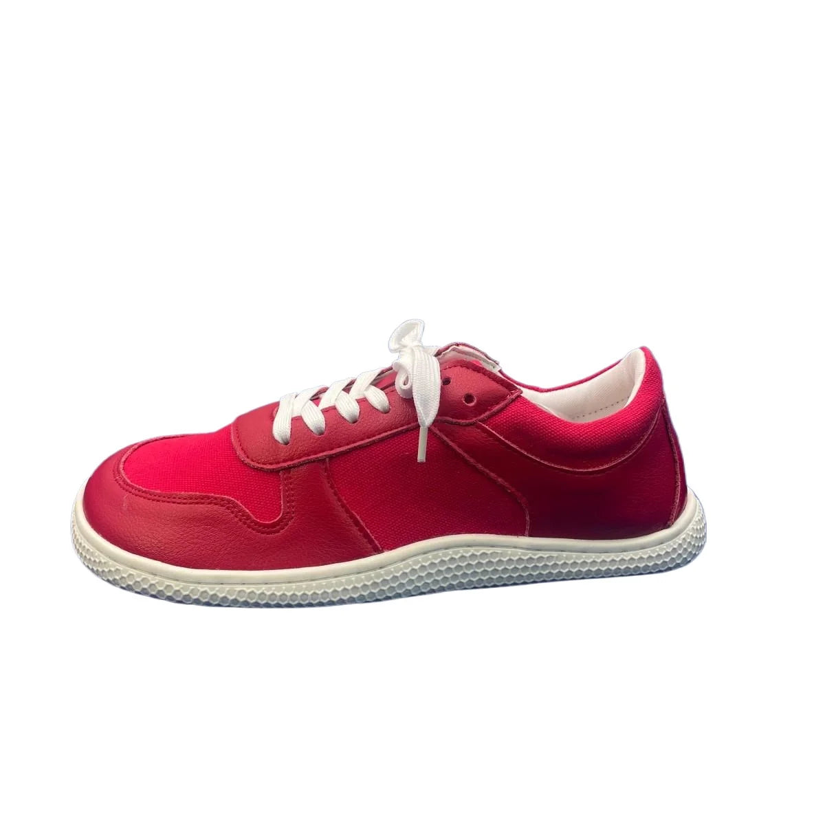 Tipsietoes  Barefoot Genuine Leather+Canvas Sneaker For Women Men Flat Soft Zero Drop Sole Wider Toe Box Flexible Light Weight