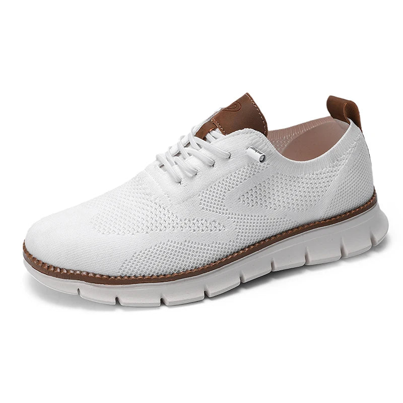Plus Big Size 50 51 52 53 54 Mens Stylish Mesh Shoes Brogues Loafers Summer Lightweight Breathable Non-Leather Casual Shoes