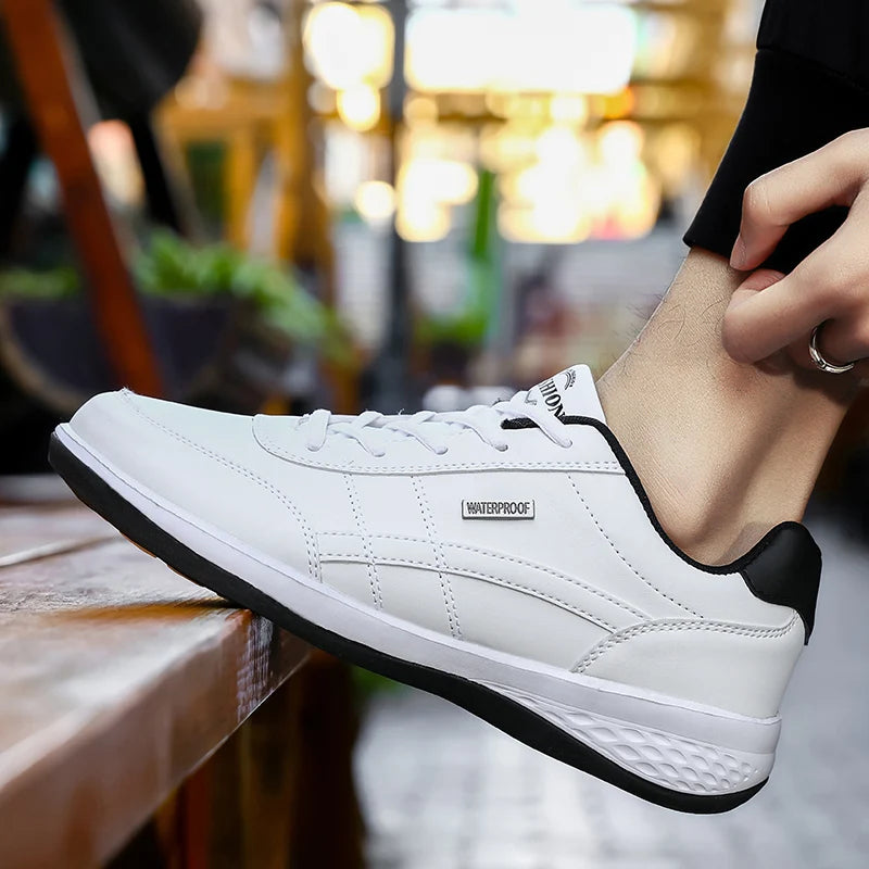 MAEDEF 2024 Chaussures plates pour hommes Chaussures de sport pour hommes Chaussures décontractées Baskets de plein air à lacets pour hommes Chaussures de course à pied pour hommes