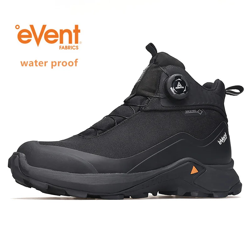 HUMTTO Chaussures de randonnée imperméables pour hommes, bottes de trekking respirantes, chaussures de sport pour camping en plein air, baskets d'hiver antidérapantes pour hommes