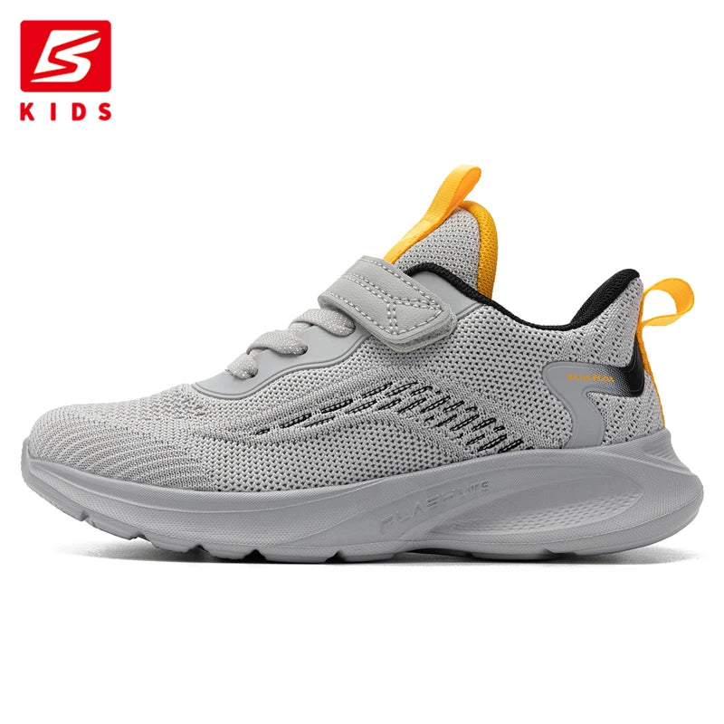 Baasploa Children Sports Shoes New Casual Lightweight Mesh Breathable Sneakers Kids Outdoors Comfortable Non-Slip Running S