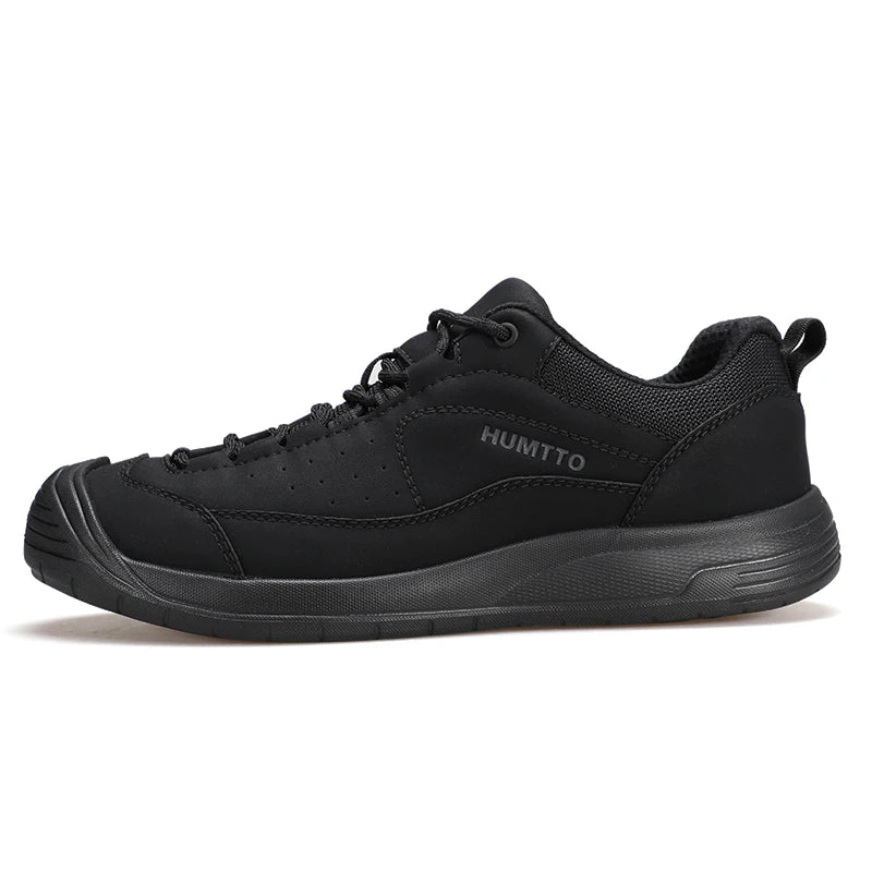 Chaussures de randonnée en cuir HUMTTO antidérapantes pour hommes, baskets de sport de sécurité pour l'extérieur, bottes de trekking respirantes pour hommes