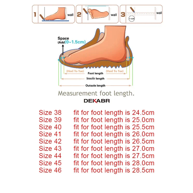 DEKABR 38-46 Summer Fashion Luxus Boy Pu Leather Slippers Tênis Masculino Casual Men's Sandals Shoes