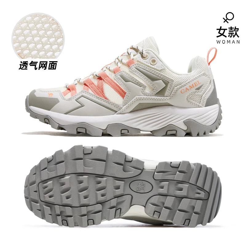 GOLDEN CAMEL Mesh Hiking Shoes Men Sneakers Non-slip Professional Trekking Shoes Outdoor Sports Shoes for Women 2023 Autumn New