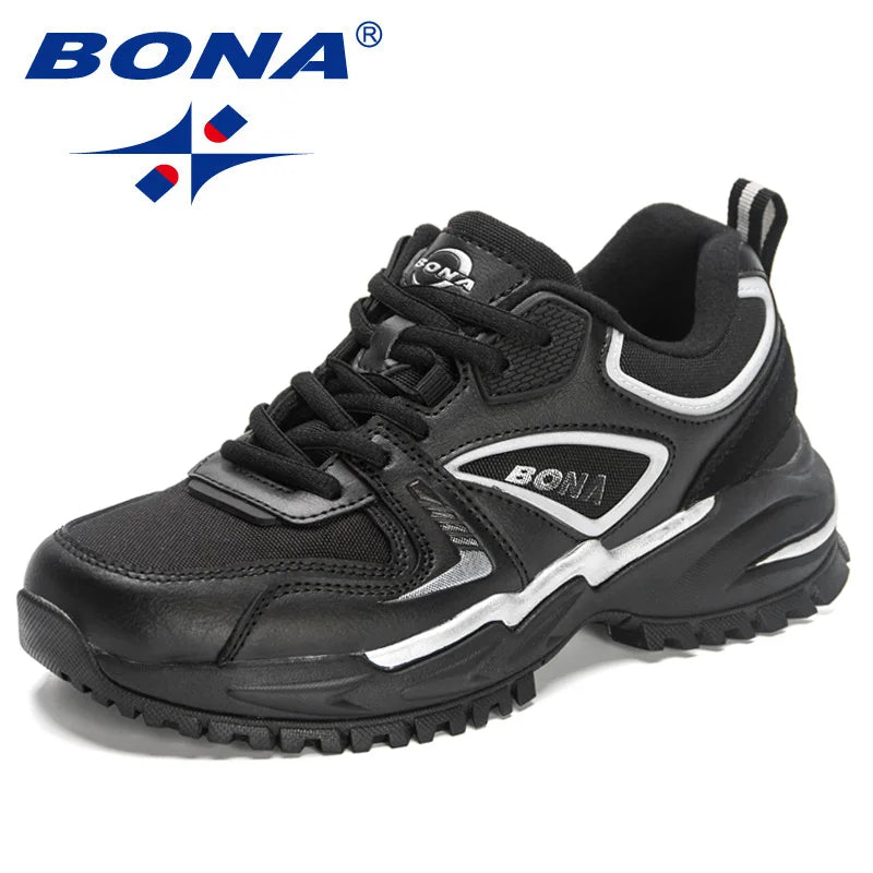 BONA  New Designers Outdoor Sports Shoes Running Shoes Women Fashion Sneakers Comfortable Athletic Training Footwear Ladies