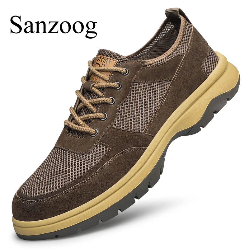 Plus Big Size 50 51 52 53 54 Men Outdoor Casual Mesh Shoes Hard Outsoles Work Shoes