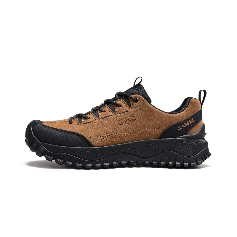 GOLDEN CAMEL Men's Hiking Shoes Anti-slip Urban Outdoor Mountaineering Shoes Comfortable Low-top Sport Casual Shoes for Men 2025