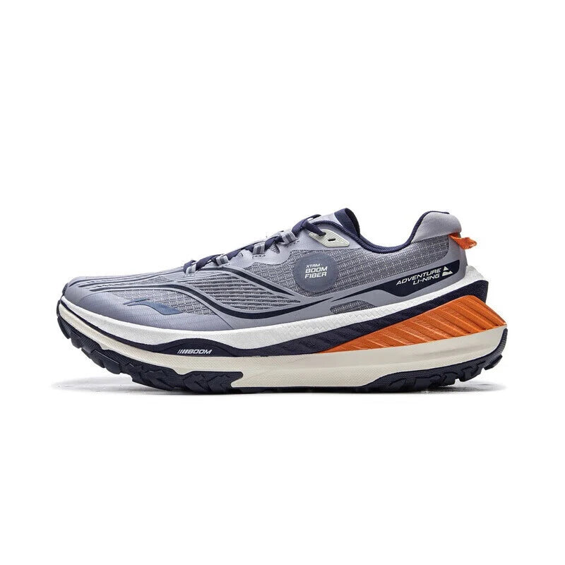 Li-Ning Men DI LU V2 Trail Running Shoes Long Distance BOOM Cushion LiNing Wearable Anti-Slip Sneakers ARNV001