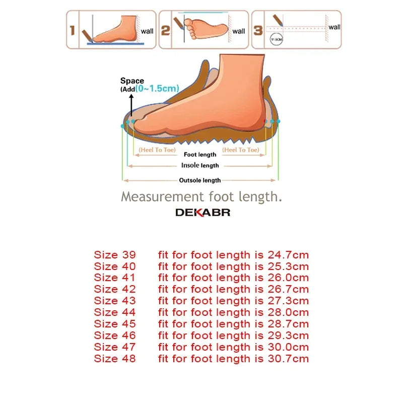 DEKABR Men's Ankle Boots Super Warm Snow Boots Winter Plush Non-Slip Comfortable Handmade Men's Winter Shoes Size 39-48