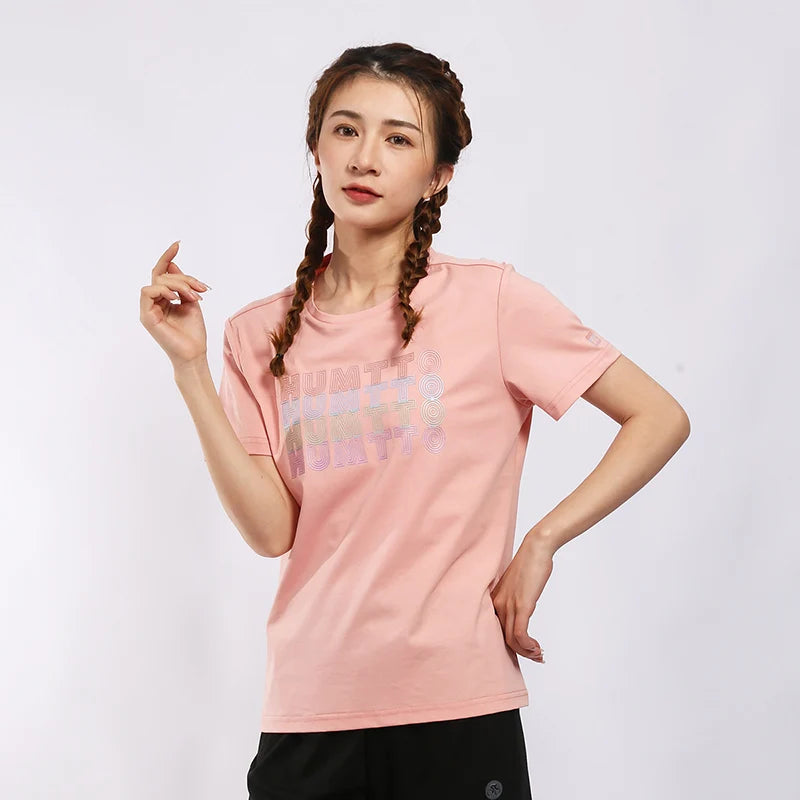HUMTTO Quick Dry Running T-shirts for Men Women Fitness Sport T Shirt Mens Summer Breathable Cotton Short Sleeves Gym Clothing