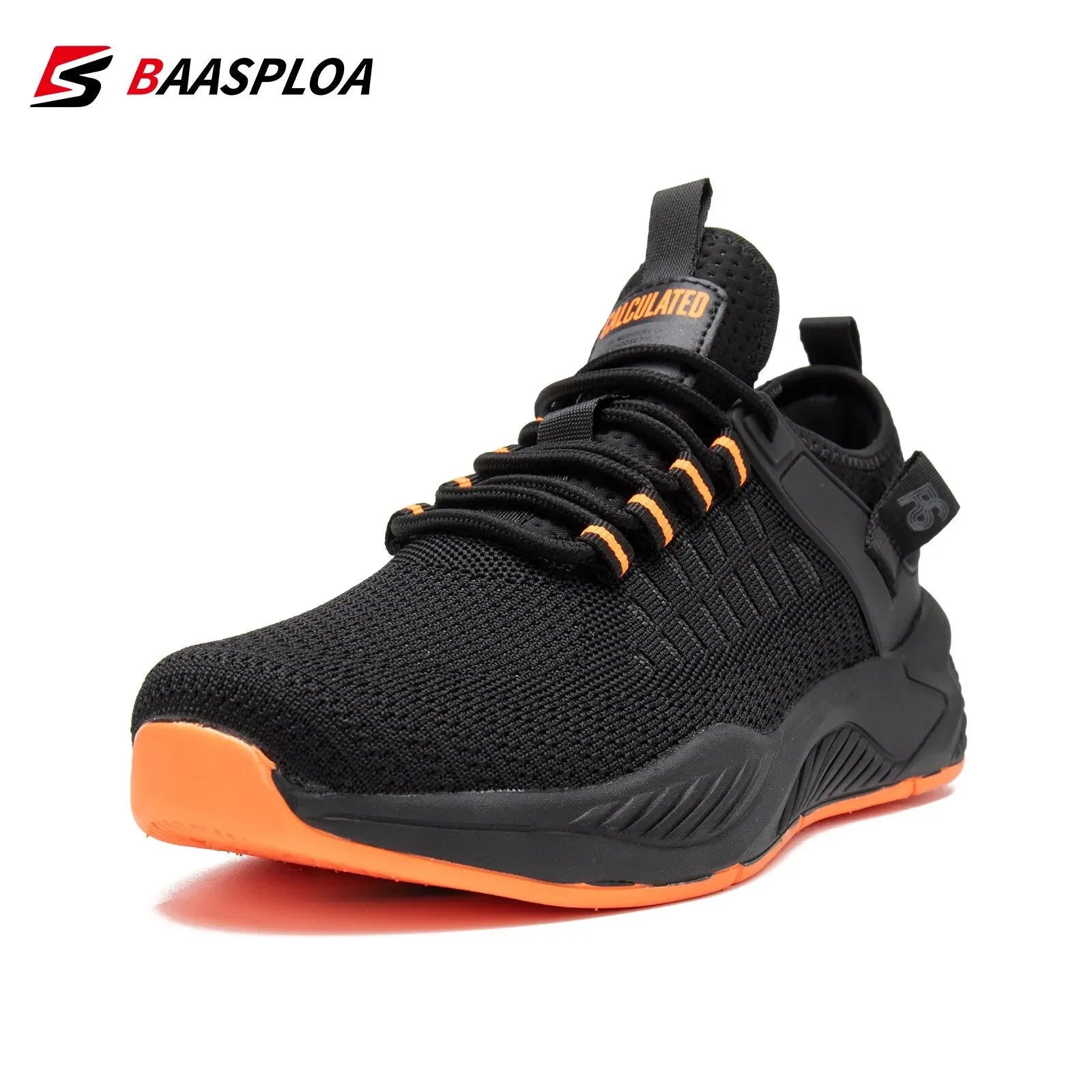 Baasploa Running Shoes Men Fashion Training Shoes Breathable Lightweight Sneakers Non-Slip Track Tennis Walking Shoe