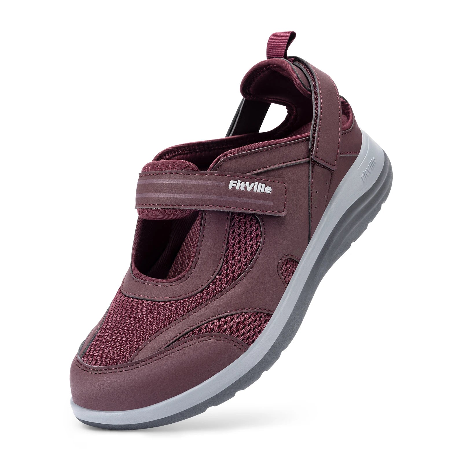 Fitville Women's Sandals Mary Jane Casual Shoes Widened Toe For Swollen Feet Lightweight Breathable Outdoor Elderly Shoes Sandal