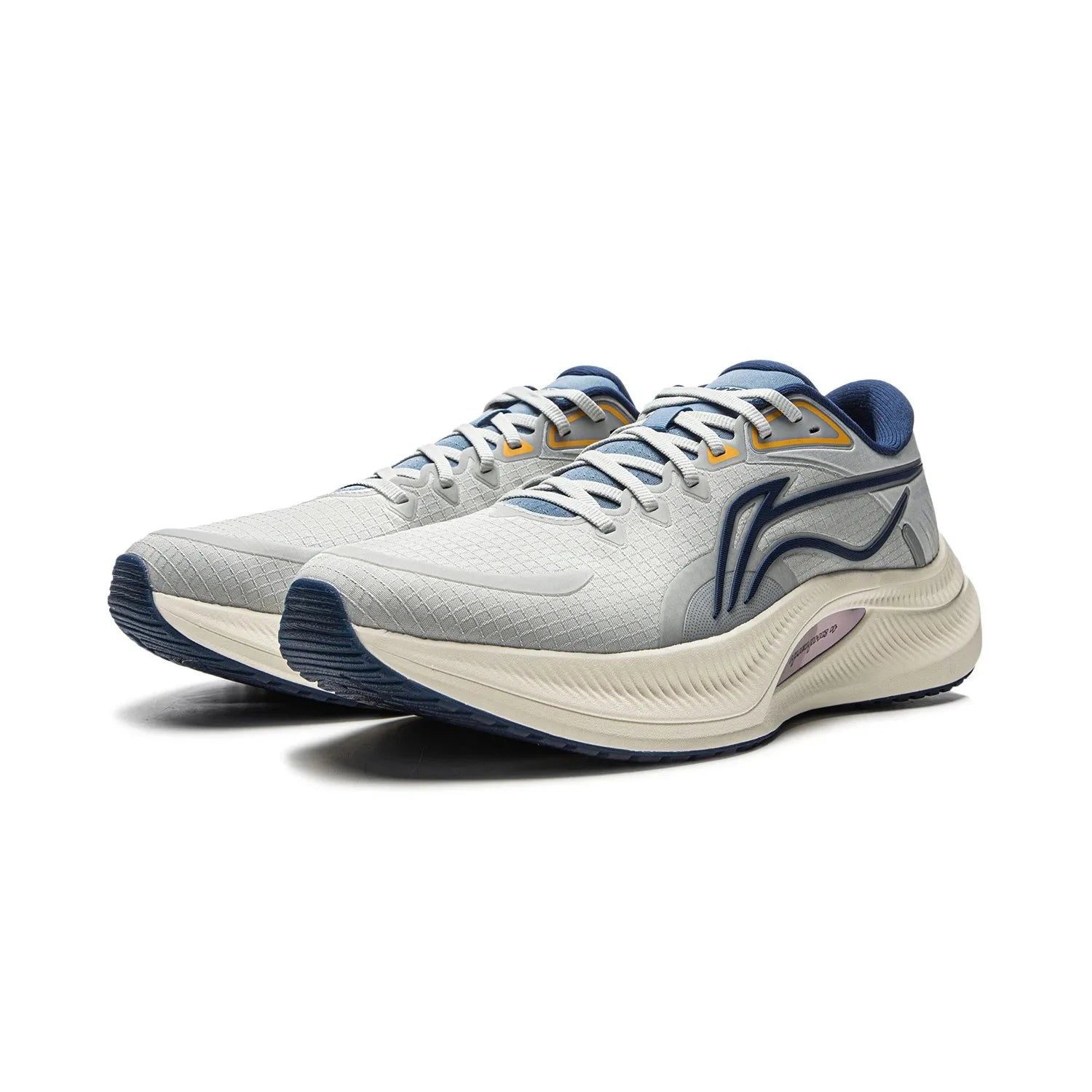 Li-Ning Men YUEYING 4 Cushion Running Shoes Comfort LiNing GCR LOC Breathable Sport Shoes Wearable Sneakers ARHU021