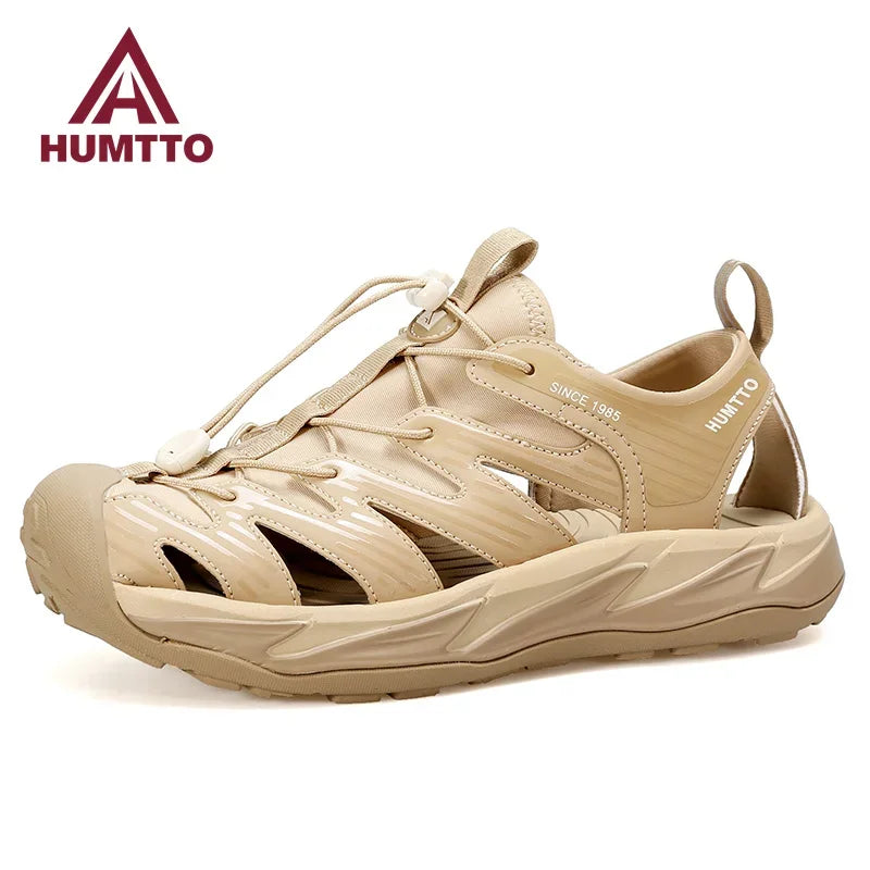 HUMTTO Chaussures de randonnée Sandales d'été pour hommes Respirantes en plein air Eau Plage Hommes Sandales Escalade Séchage rapide Aqua Baskets Homme