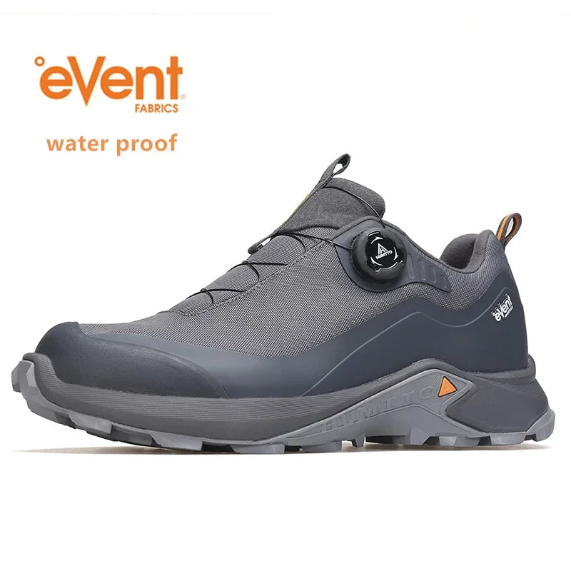 HUMTTO Chaussures de randonnée imperméables pour hommes, bottes de trekking respirantes, chaussures de sport pour camping en plein air, baskets d'hiver antidérapantes pour hommes