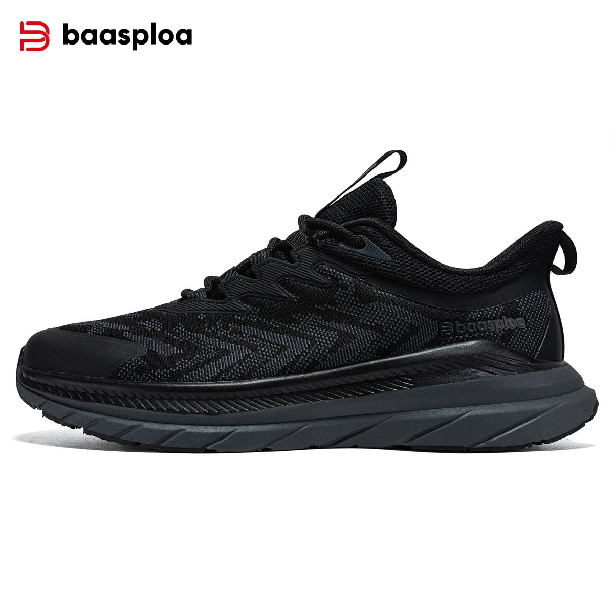 Baasploa Sport Shoes Casual Lightweight Breathable Running Shoes Men New Fashion Mesh Casual Sneakers Male Comfort Non-Slip