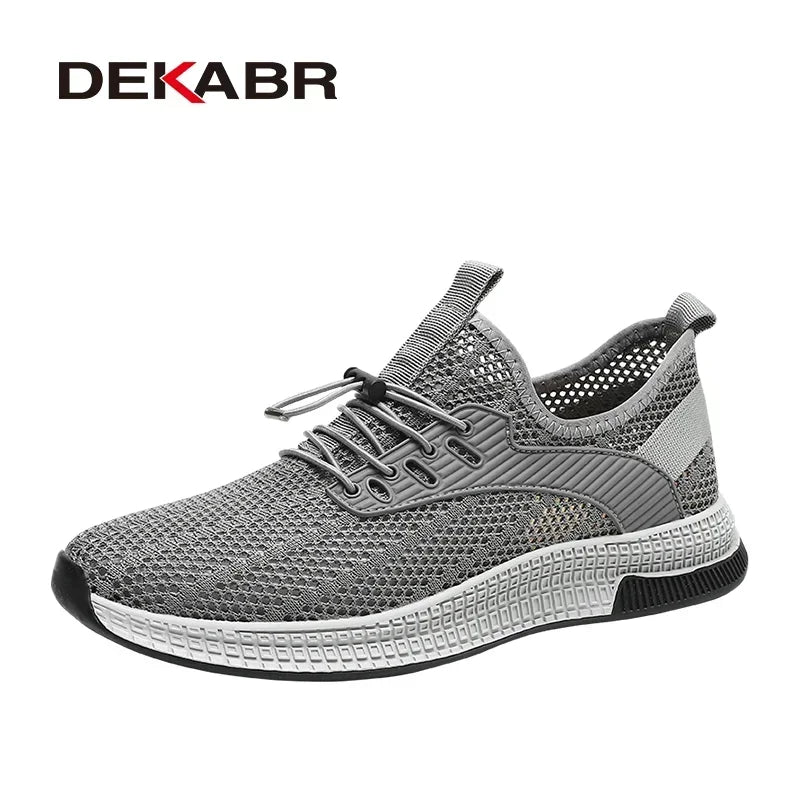 DEKABR Summer Mesh Men Shoes Lightweight Sneakers Men Fashion Casual Walking Shoes Breathable Mens Loafers Zapatillas Hombre