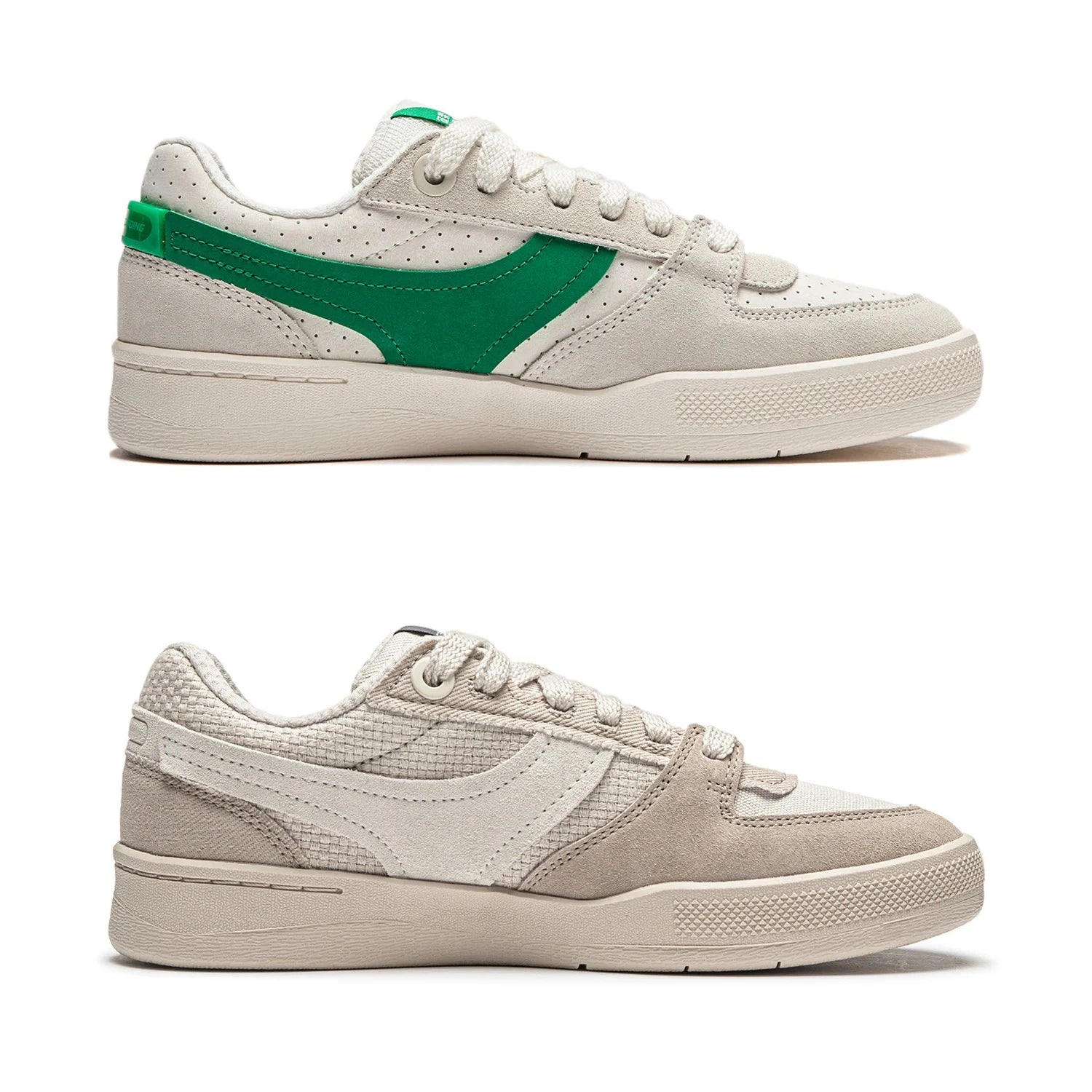 Li-Ning Women GLORY 92S Skateboard Shoes Comfortable DUAL CUSHION LiNing Fitness Soft Retro Sport Shoes Leisure Sneakers AEPU024
