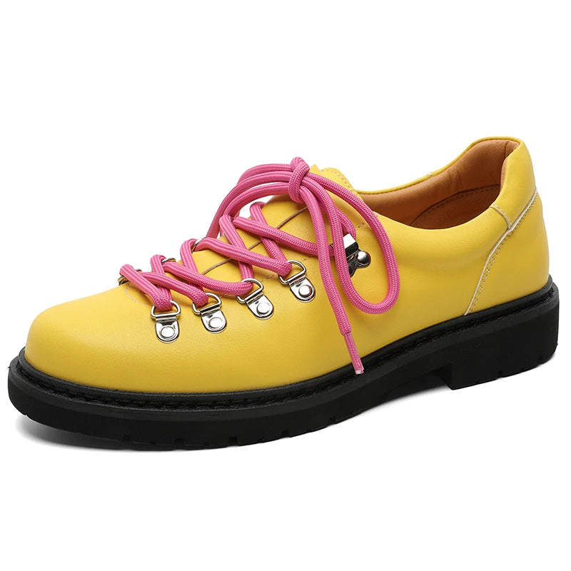 Personality Genuine Leather Shoes For Man Casual Fashion Business Shoes High Quality Lace Up Streetwear Designer Party Shoes