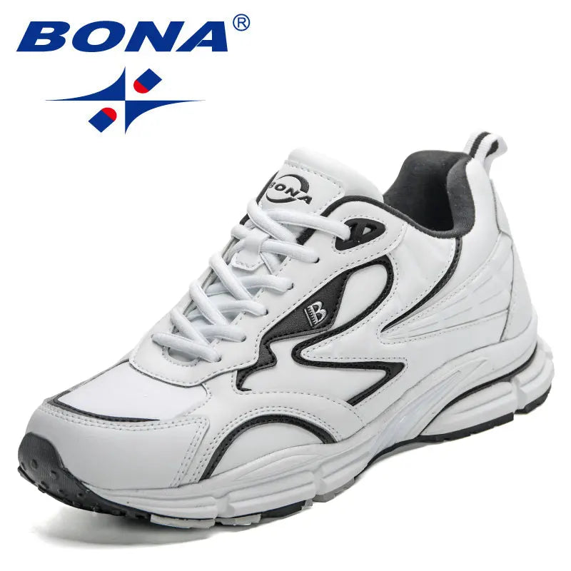 BONA New Designers Athletic Shoe Men Casual Sneakers High Quality Light Breathable Sport Man Footwear Popular Running Shoes