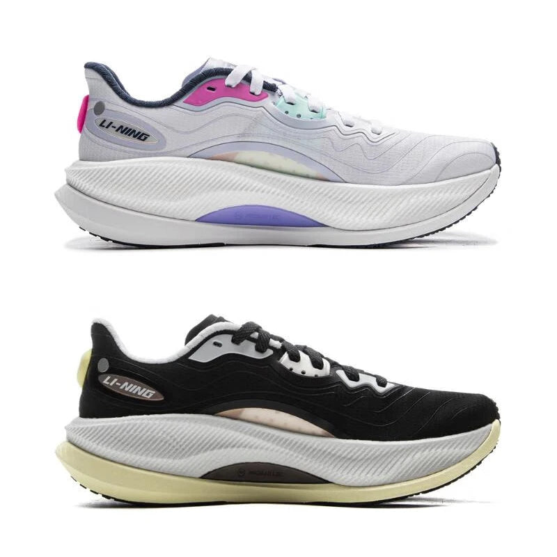 Li-Ning Men YUEYING 4 PRO Cushion Running Shoes BOOM Cushion PROBAR LOC Stable Support Anti-Slip Sport Shoes Sneakers ARHV007
