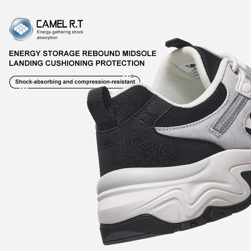 GOLDEN CAMEL Outdoor Hiking Shoes Women and Men Sneakers Thick Sole Heightening Wear-resistant Trekking Sports Shoes for Men
