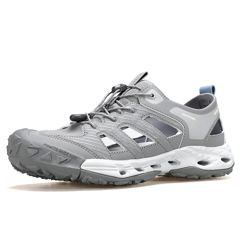 HUMTTO Chaussures de pataugeoire d'été respirantes pour hommes, sandales de randonnée pour hommes 2025, sandales de plage pour l'eau en plein air, pêche, escalade, baskets pour hommes