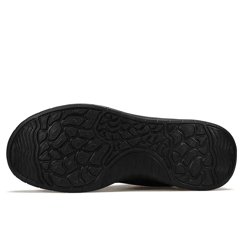 Chaussures de randonnée HUMTTO antidérapantes pour hommes, baskets de sport décontractées en cuir, bottes de trekking respirantes pour hommes