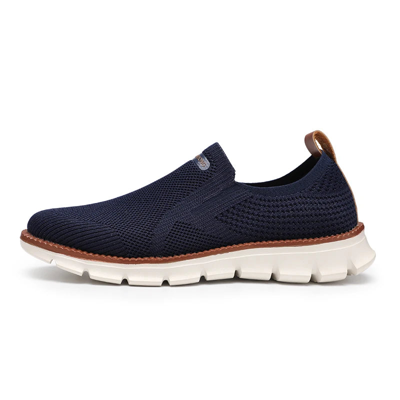 Men Slip On Mesh Shoes Casual Summer Breathable Men's Slip-ons Loafers Sneakers Plus Big Size 49 50 51 52 53 54 Dropshipping