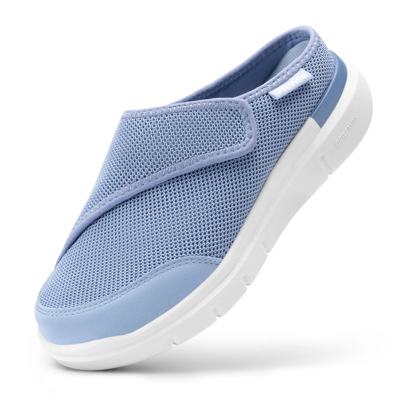 FitVille Women's Orthopedic Slippers Wide Fleece Lined Clogs with Arch Support Recovery Pedic Shoes Comfortable Slip-On Footwear