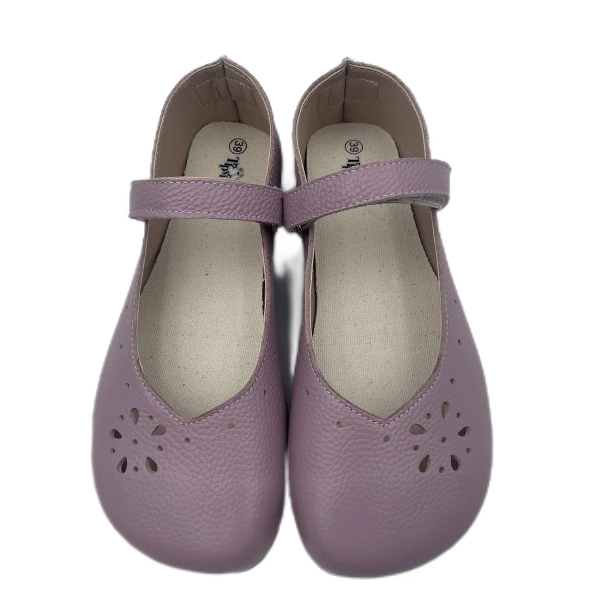 Tipsietoes 2025 Sprinng Autumn Barefoot Genuine Leather Ballerina Mary Jean Women With Flat Soft Sole Zero Drop Wider Toes Box
