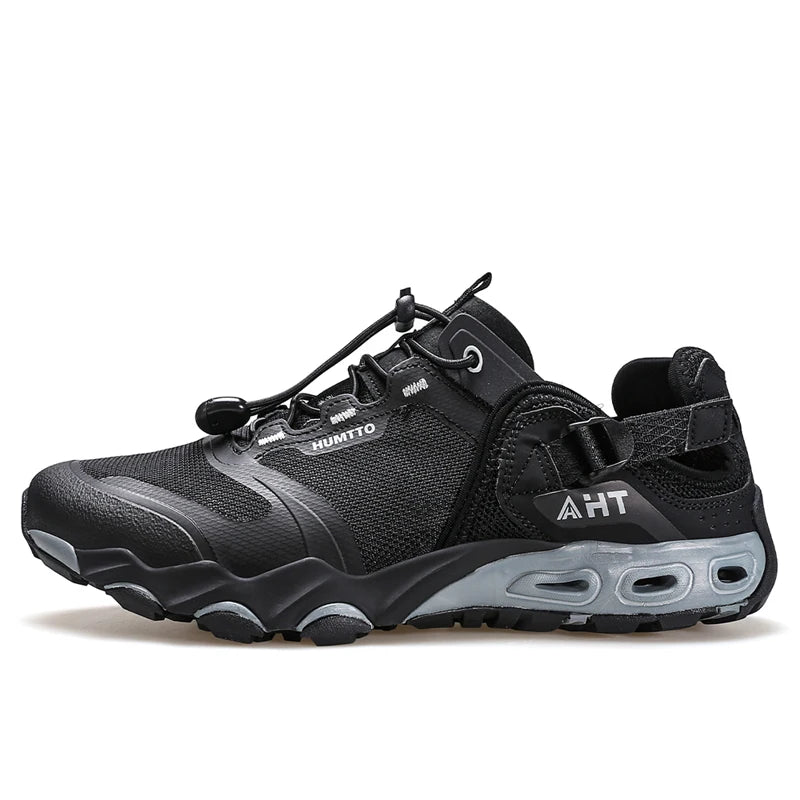HUMTTO New Big Size Water Shoes for Men Summer Outdoor Hiking Shoes Breathable Trekking Aqua Fishing Beach Sandals Sneakers Mens