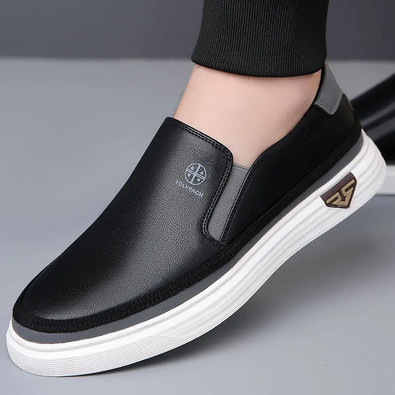 Genuine Leather Casual Sneakers 33
