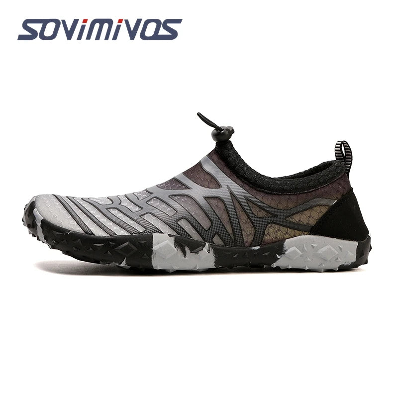 Unisex Barefoot Shoes for Men Women Wide Toe Beach Walking Sneakers Zero Drop Outdoor Elastic Band Running Beach Slipper Sandals