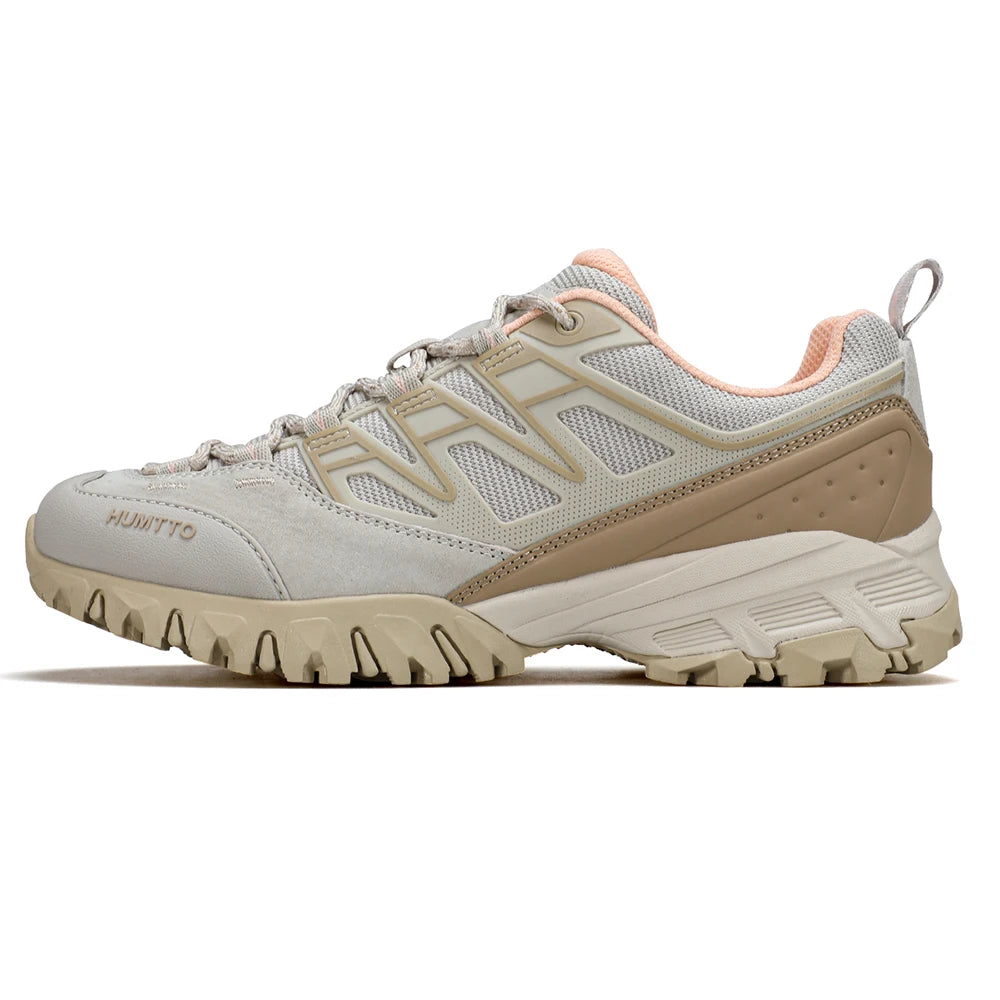 HUMTTO Leather Hiking Boots for Women Winter Outdoor Waterproof Woman Treeking Shoes Climbing Mountain Hunting Walking Sneakers