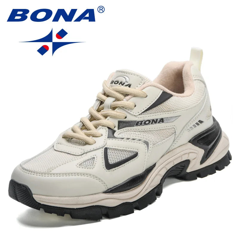 BONA 2023 New Designers  Fashion Outdoor Jogging Sneaker Classic Walking Footwear Popular Running Shoes  Sports Mansculin