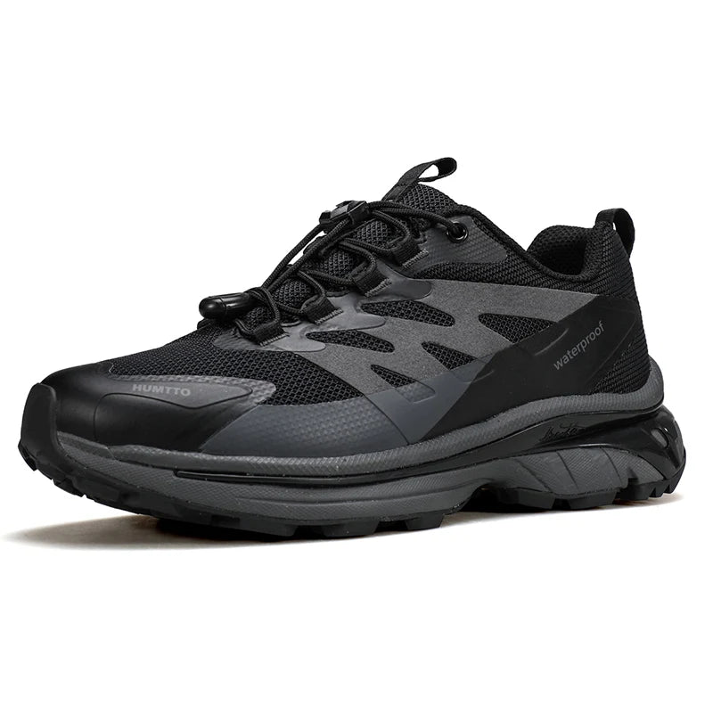 HUMTTO Cushioning Men's Sports Shoes Black Casual Sneakers Man Breathable Running Shoes for Men Luxury Designer Gym Trainers