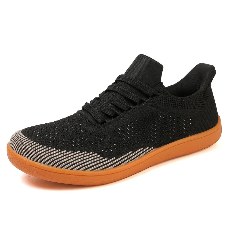 Men Women Slip On Mesh Wide Toe Shoes Minimalist Barefoot Zero Drop Wide Box Flat Shoes Casual Flats Plus Big Size 51 52 53 54