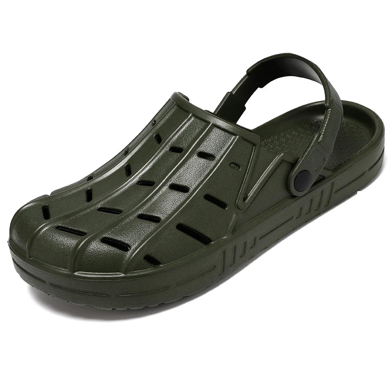 Sandales en caoutchouc pour hommes, sabots, chaussures de plage et de jardin pour pieds larges, grandes tailles 50, 51, 52, 53, 54, 55, 56, 57, 58