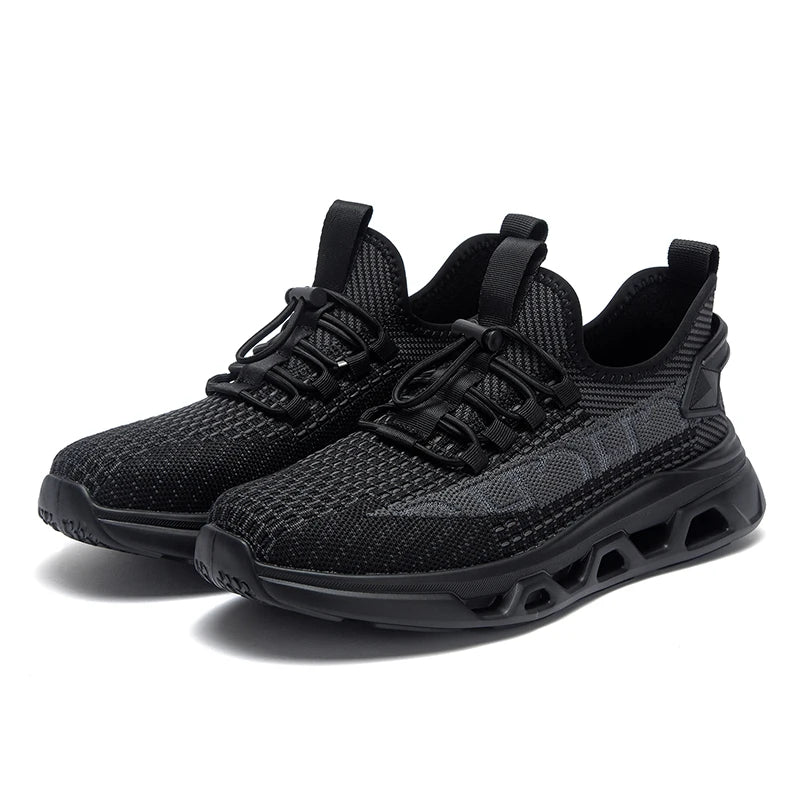 Men's Sneakers Lightweight Breathable Mesh Running Shoes Outdoor Casual Athletic Sneakers Lace Up Design Brand New Products