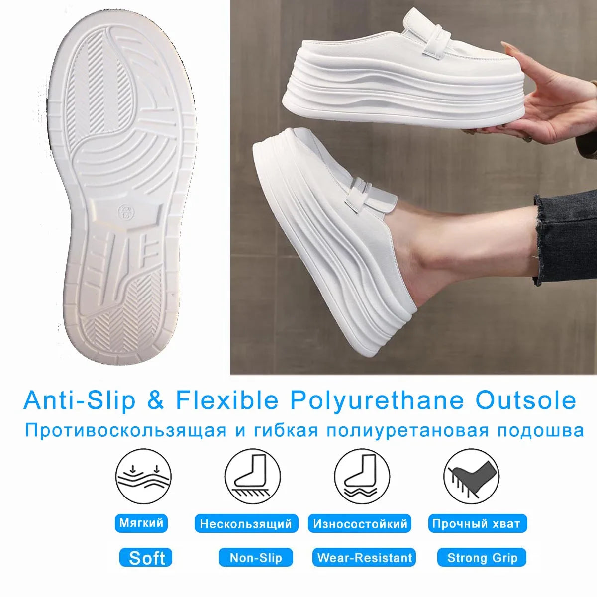 Fujin 8cm Microfiber Leather Platform Wedge Flats Slippers Platform Sneaker Women Shoes Super Heel Women Summer Designer Boots