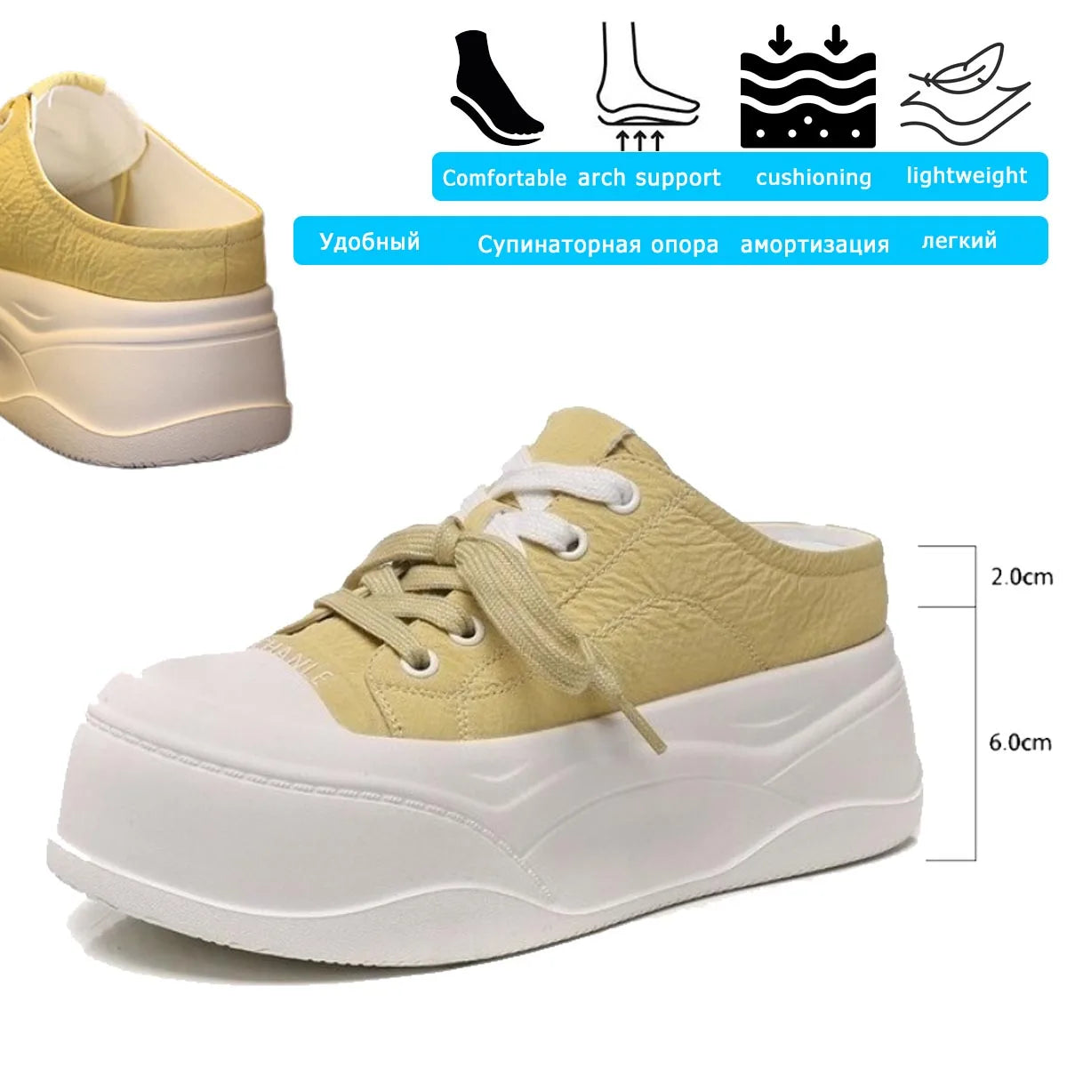 Fujin 8cm Women Microfiber Leather Sandals Summer Air Mesh Sneaker Shoes Mules Shoes Slippers Platform Wedge Flats Women Slides