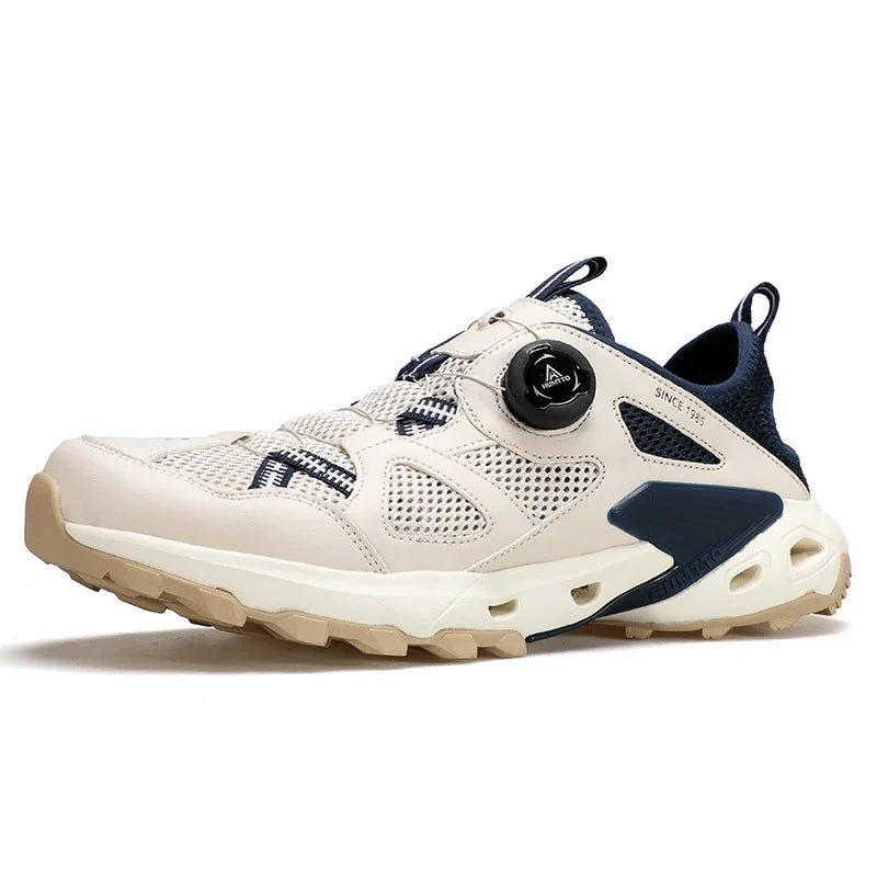 HUMTTO Chaussures de sport d'extérieur pour hommes, chaussures de randonnée antidérapantes, baskets de marche à séchage rapide pour hommes, baskets de trekking respirantes